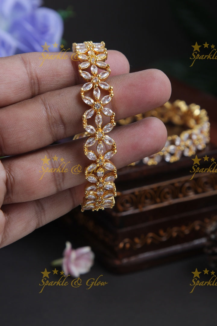 Floral design AD Bangles