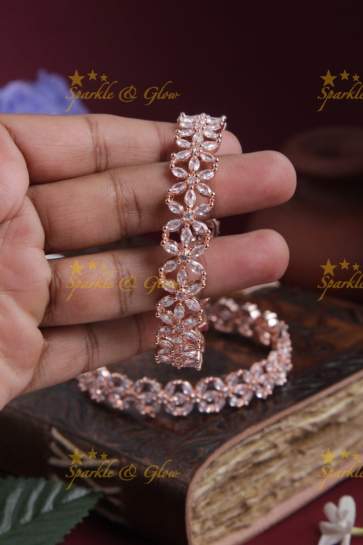 Floral design AD Bangles