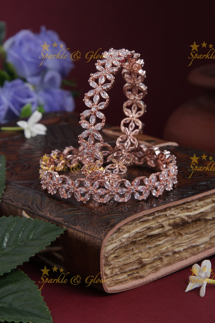 Floral design AD Bangles