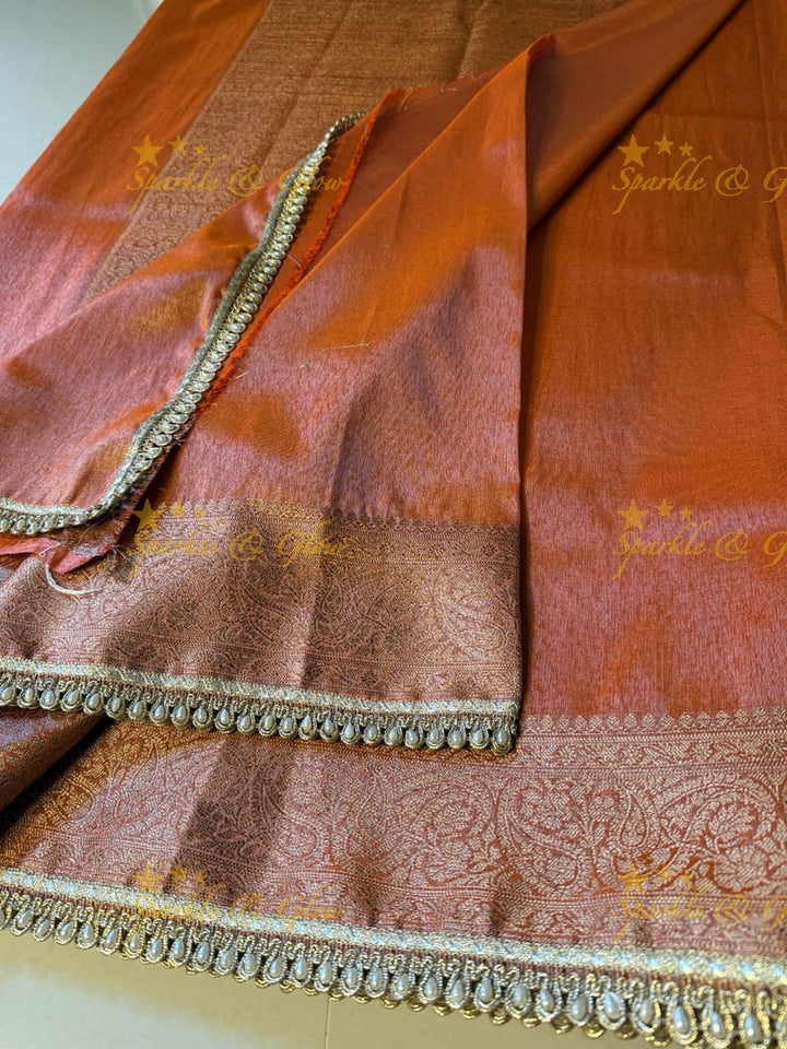 Elegant Banarasi Tissue Organza Saree for Weddings