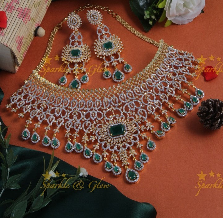 Beautiful gj polish unique design choker - Green