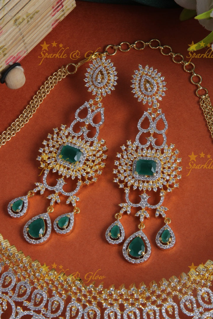 Beautiful gj polish unique design choker - Green