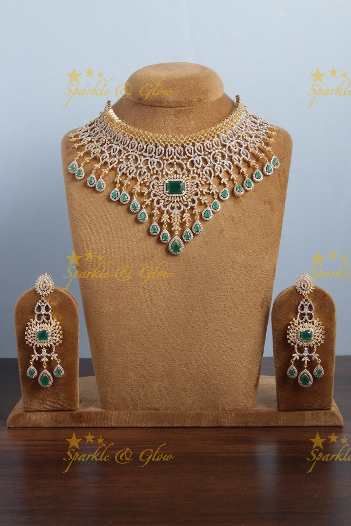 Beautiful gj polish unique design choker - Green