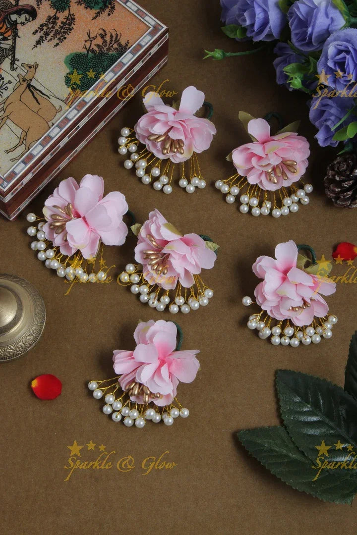 Beautiul orange floral pearl jadabilla - Sparkle and Glow