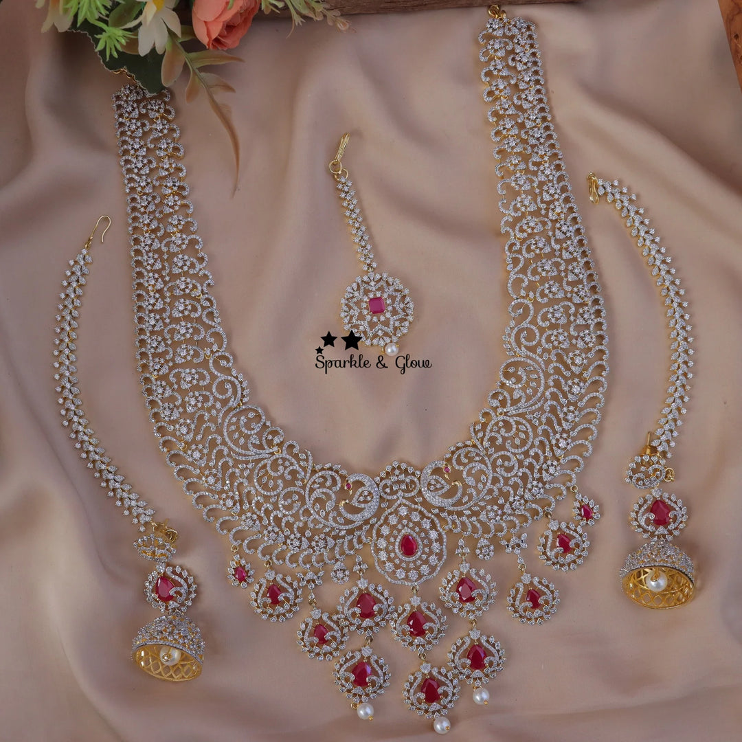 Sparkle like diamonds, shine like a bride — AD long necklace magic
Wedding Season Sale Get 15% discount on sitewide
Get Free Gift Above 10k
Get Free Shipping above 7.5k &30k(Domestic&
International)
Get 7% discount on First Order
1.ID L-12391,EC-16199,M-23930,B-4809
2.ID L-10100,EC-21663,M-23893,B-17495
3.ID L-22258,EC-22381,M-18166
4.ID L-12406,EC-17269,M-23904
5.ID L-10107,EC-21552,M-23904
6.ID 27858
7.ID 27858
8.ID L-4636,EC-23665,M-23896
9.ID  27347
10.ID L-10068,EC-16767
Visit website to place your ord
