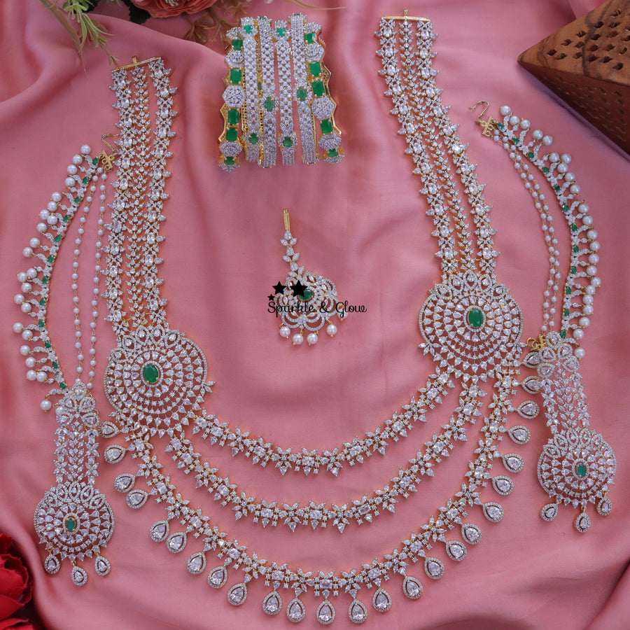 Sparkle like diamonds, shine like a bride — AD long necklace magic
Wedding Season Sale Get 15% discount on sitewide
Get Free Gift Above 10k
Get Free Shipping above 7.5k &30k(Domestic&
International)
Get 7% discount on First Order
1.ID L-12391,EC-16199,M-23930,B-4809
2.ID L-10100,EC-21663,M-23893,B-17495
3.ID L-22258,EC-22381,M-18166
4.ID L-12406,EC-17269,M-23904
5.ID L-10107,EC-21552,M-23904
6.ID 27858
7.ID 27858
8.ID L-4636,EC-23665,M-23896
9.ID  27347
10.ID L-10068,EC-16767
Visit website to place your ord