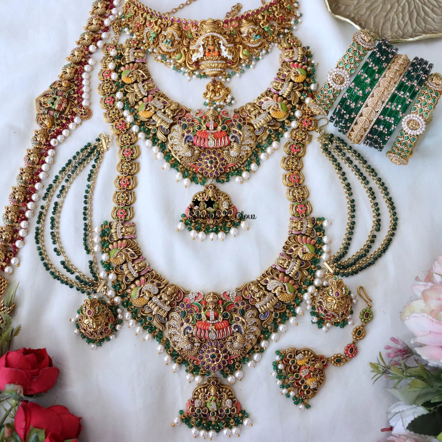 Divine details, bridal grandeur—temple bridal sets made to own your big day
Wedding Season Sale Get 15% discount on sitewide
Get Free Gift Above 10k
Get Free Shipping above 7.5k &30k(Domestic&
International)
Get 7% discount on First Order
1.ID 27949
2.ID L-27355,S-27360,C-13722,EC-23479,H-27190,M-24492,B-26505
3.ID L-27175,S-26525,C-26397,EC-9536,H-26387,M-26871,B-27440_2_4
4.ID L-27356,S-27359,C-13723,EC-23478,H-27165,M-16119,B-26512
5.ID SET-27217,C-26397,EC-18795,H-26387,B-27439_2_4
Visit website to plac