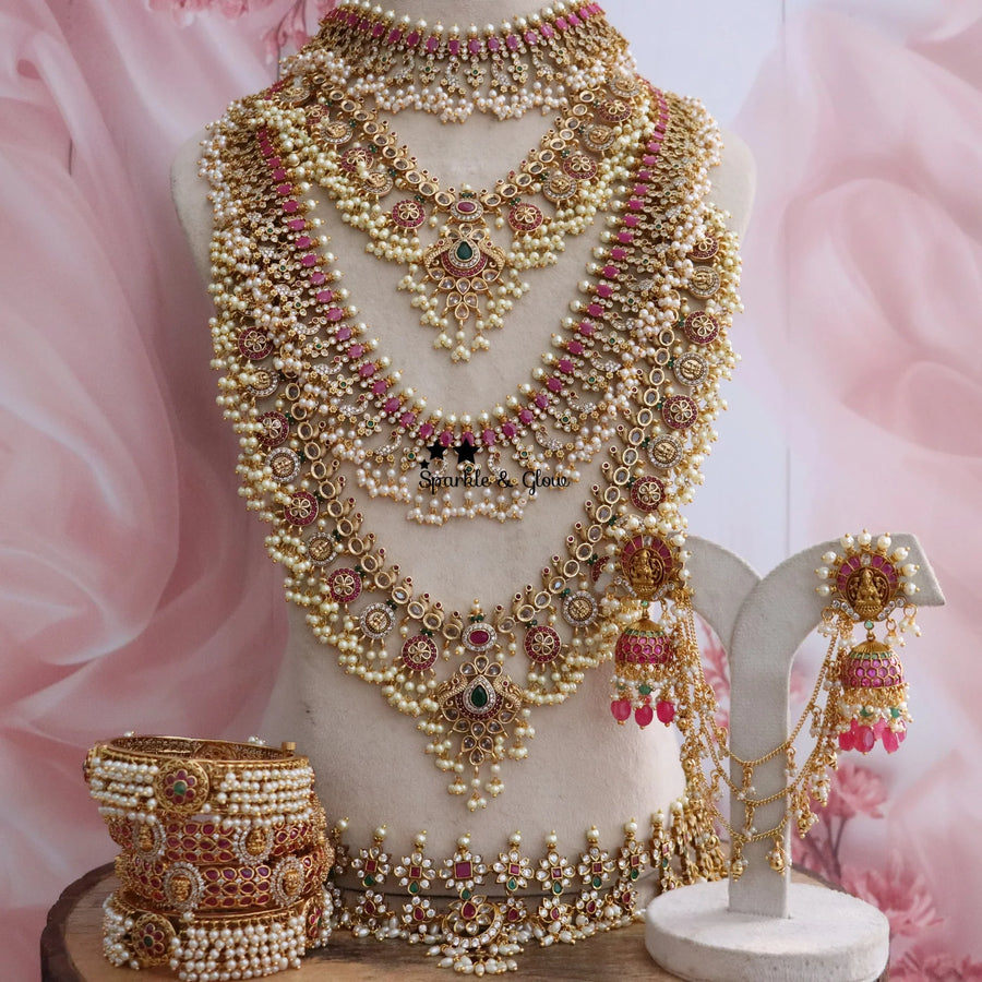 Turn heads like a queen with timeless Guttapusalu bridal elegance ✨
Wedding Season Sale Get 15% discount on sitewide
Get Free Gift Above 10k
Get Free Shipping above 7.5k &30k(Domestic&
International)
Get 7% discount on First Order
1.ID L-7133,M-13644,S-6895,C-11363,E-23959,EC-19434,H-27545
2.ID L-27516,M-27545,S-27515,C-27546,E-23443,EC-15296,H-13644
3.ID L-27531,M-27539,S-27532,S2-27540,C-27556,E-23438,EC-15296,H-27493
4.ID L-27508,M-27549,S-27506,S2-27556,C-27559,E-23959,H-27493
5.ID L-27488,M-27518,S-274