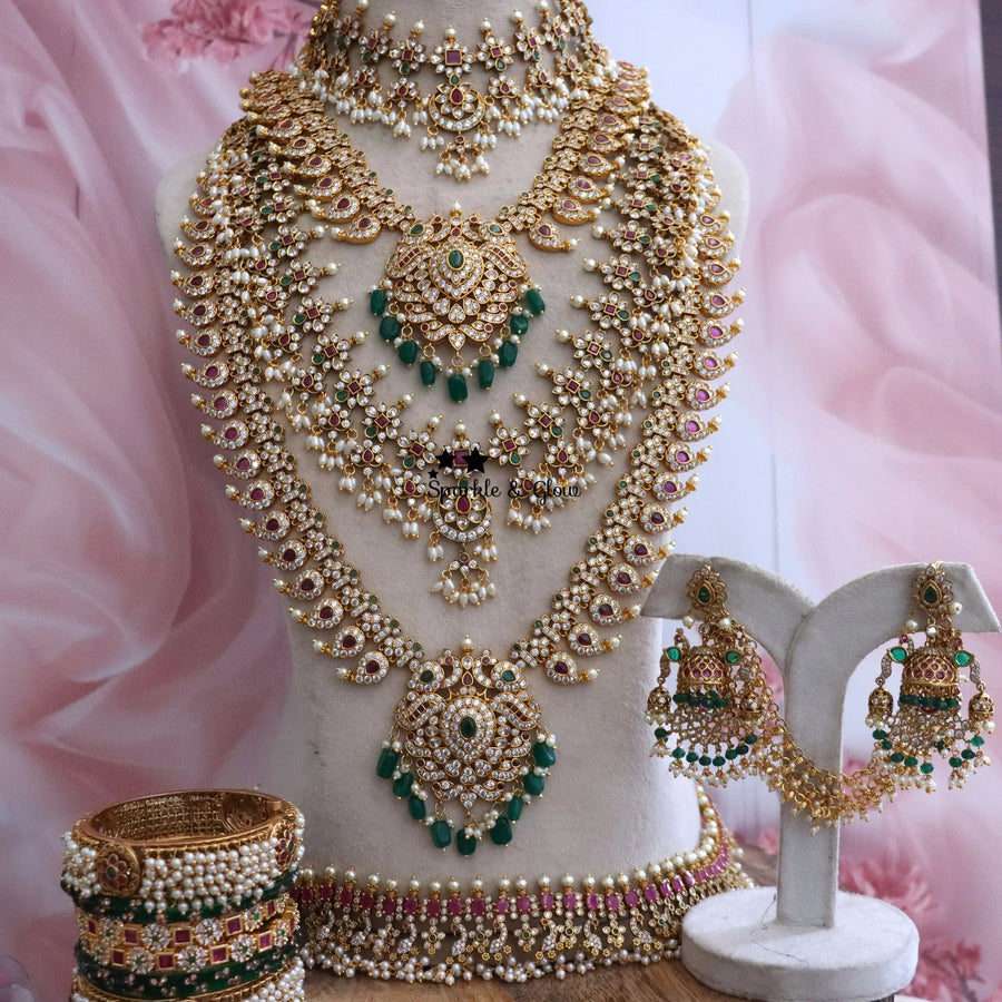 Turn heads like a queen with timeless Guttapusalu bridal elegance ✨
Wedding Season Sale Get 15% discount on sitewide
Get Free Gift Above 10k
Get Free Shipping above 7.5k &30k(Domestic&
International)
Get 7% discount on First Order
1.ID L-7133,M-13644,S-6895,C-11363,E-23959,EC-19434,H-27545
2.ID L-27516,M-27545,S-27515,C-27546,E-23443,EC-15296,H-13644
3.ID L-27531,M-27539,S-27532,S2-27540,C-27556,E-23438,EC-15296,H-27493
4.ID L-27508,M-27549,S-27506,S2-27556,C-27559,E-23959,H-27493
5.ID L-27488,M-27518,S-274