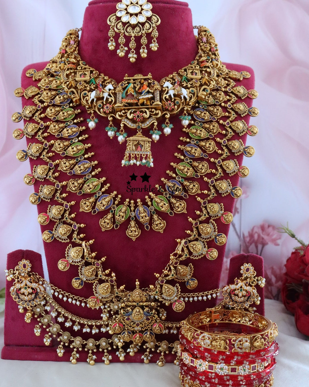 Turn heads with this royal Meenakari beauty 👀
Wedding Season Sale Get 15% discount on sitewide
Get Free Gift Above 10k
Get Free Shipping above 7.5k &30k(Domestic&
International)
Get 7% discount on First Order
1.ID L-27354,S-27193,C-26397,EC-27929,B-26619
2.ID L-27215,S-27209,C-26397,EC-27929,B-11205
3.ID L-27213,S-27209,C-26397,EC-27955,B-26619
4.ID L-27208,S-27210,C-26525,B-26505
5.ID L-27211,S-27209,C-27374,EC-27928,B-26505
6.ID L-27208,S-27193,C-27362,EC-28172,B-26505
7.ID L-27214,S-27193,C-26397,EC-215