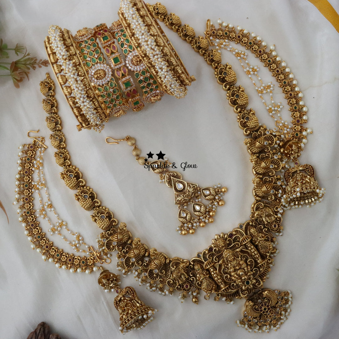 Make a statement that flows with every step ✨👑
Our Long Necklace Sets are designed to add that grand, regal touch to your look—perfect for layering or wearing as a statement piece 💫
Wedding Season Sale Get 15% discount on sitewide
Get Free Gift Above 10k
Get Free Shipping above 7.5k &30k(Domestic&
International)
Get 7% discount on First Order
Visit website to place your order, link in the bio
www.sparkleandglow.co.in
1.ID  L-7149,E-3749,EC-25914,M-25124
2.ID L-20228,E-19470,EC-27929,M-16120
3.ID L-705,E-2