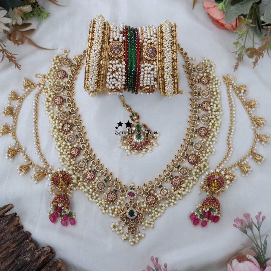 Make a statement that flows with every step ✨👑
Our Long Necklace Sets are designed to add that grand, regal touch to your look—perfect for layering or wearing as a statement piece 💫
Wedding Season Sale Get 15% discount on sitewide
Get Free Gift Above 10k
Get Free Shipping above 7.5k &30k(Domestic&
International)
Get 7% discount on First Order
Visit website to place your order, link in the bio
www.sparkleandglow.co.in
1.ID  L-7149,E-3749,EC-25914,M-25124
2.ID L-20228,E-19470,EC-27929,M-16120
3.ID L-705,E-2