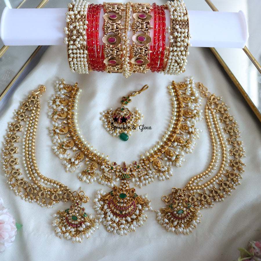 Pearls that speak bridal elegance ✨
Not just a set… a statement of tradition
Wedding Season Sale Get 15% discount on sitewide
Get Free Gift Above 10k
Get Free Shipping above 7.5k &30k(Domestic&
International)
Get 7% discount on First Order
Visit website to place your order, link in the bio
www.sparkleandglow.co.in
1.ID S-18027,EC-28326,M-26868,B-24595,24717
2.ID S-27503,EC-27951,M-25131,B-18963,27432_2_8
3.ID S-27535,EC-23315,M-26861,B-27439_2_8,16815
4.ID S-27553,EC-25915,M-26868,B-27439_2_8,16815
5.ID S-2