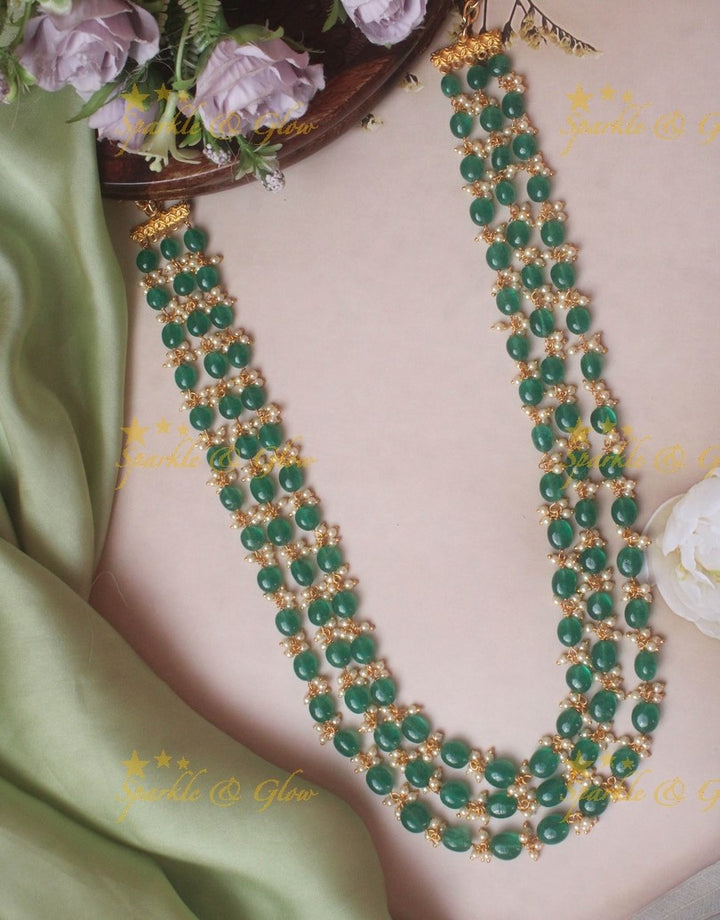 Statement three layer beads haram