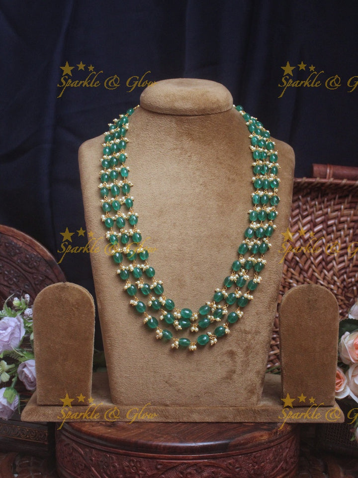 Statement three layer beads haram
