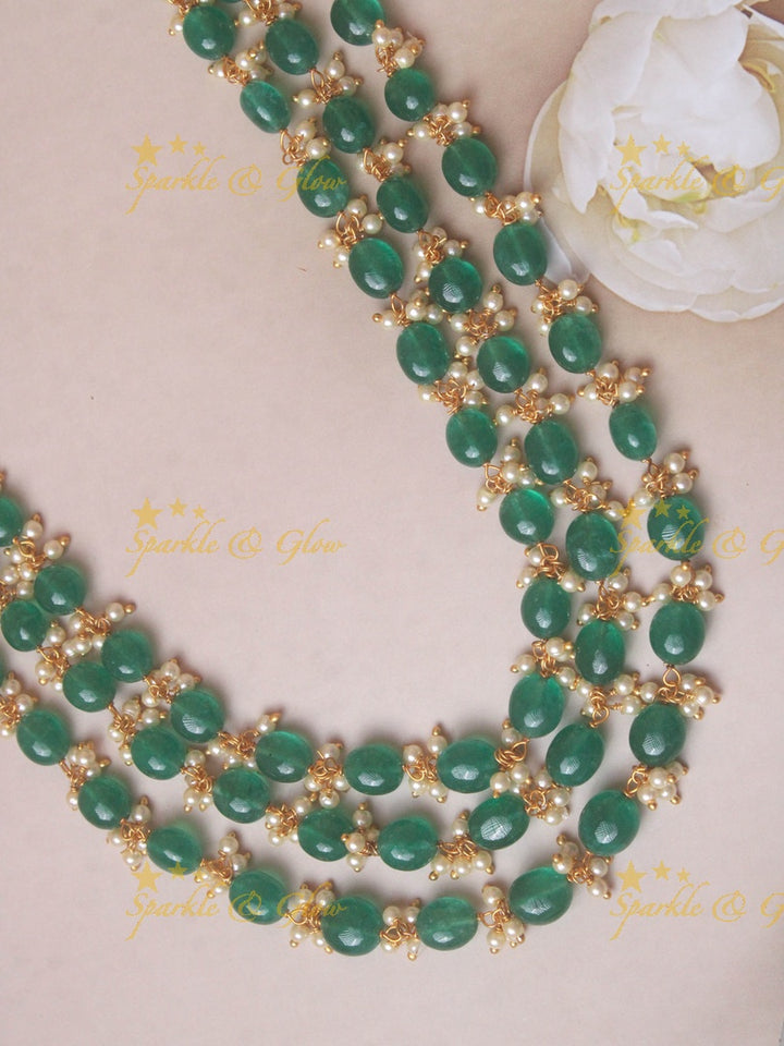 Statement three layer beads haram