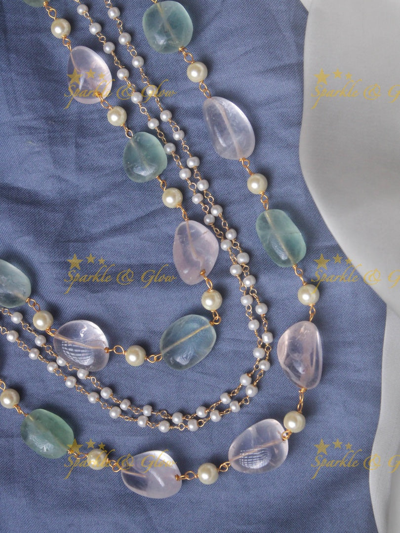 Stunning pastel beads haram