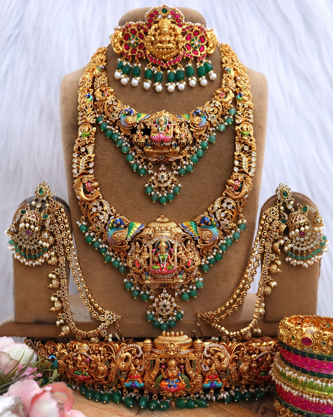 The kind of bridal set that makes everyone ask where it’s from ✨👑
Wedding Season Sale Get 15% discount on sitewide
Get Free Gift Above 10k
Get Free Shipping above 7.5k &30k(Domestic&
International)
Get 7% discount on First Order
1.ID 29513
2.ID SET-29043,C-28580,E-23443,EC-12949,H-28984
3.ID SET-29052,C-26103,EC-12850,H-24622
4.ID SET-29038,C-26099,EC-3657,H-29030
5.ID SET-29041,C-3071,EC-15296,H-24622

Visit website to place your order, link in the bio
www.sparkleandglow.co.in
Note: We don't take orders f