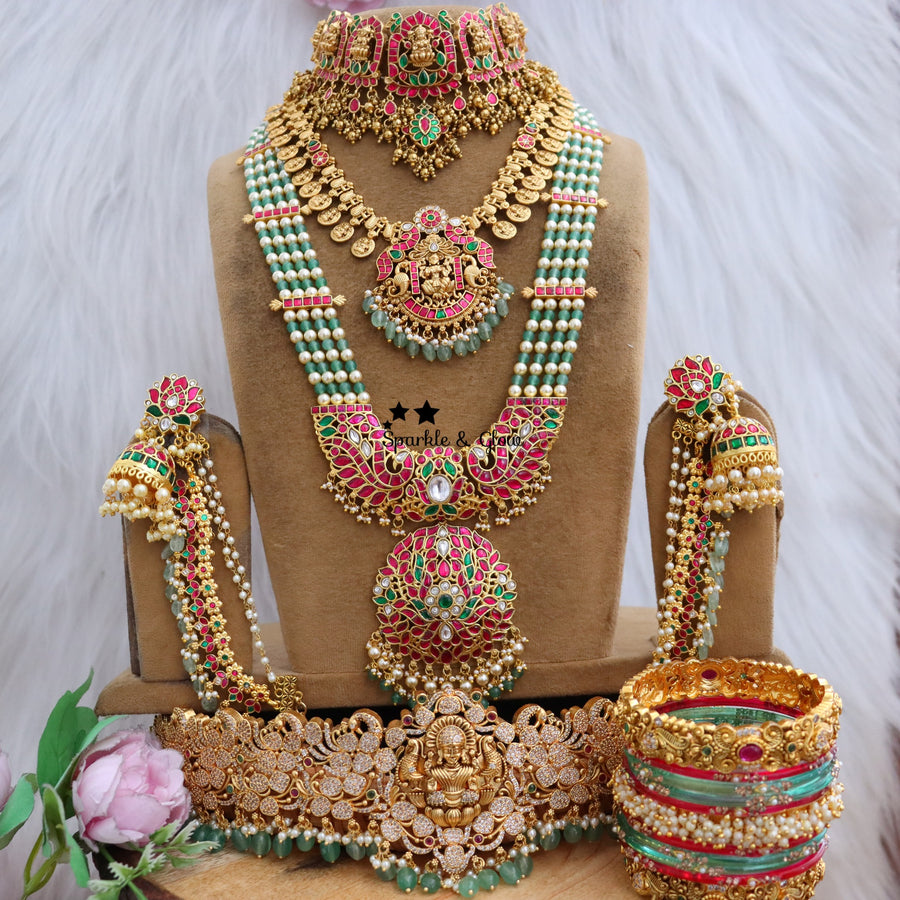 Beaded Jadau bridal sets that look straight out of a royal wedding ✨
Wedding Season Sale Get 15% discount on sitewide
Get Free Gift Above 10k
Get Free Shipping above 7.5k &30k(Domestic&
International)
Get 7% discount on First Order
1.ID L-19941,S-17715,C-1192,E-28216,EC-22034,H-3500
2.ID L-13454,S-20014,E-14538,EC-23478,H-3479
3.ID L-19940,S-19995,C-19350,EC-17043,H-29602
4.ID L-17282,S-19980,C-19350,E-14539,EC-28332,H-18186
5.ID L-12048,S-8724,C-10727,E-6298,EC-23228,H-3479
6.ID L-14397,S-20017,C-10727,E-1