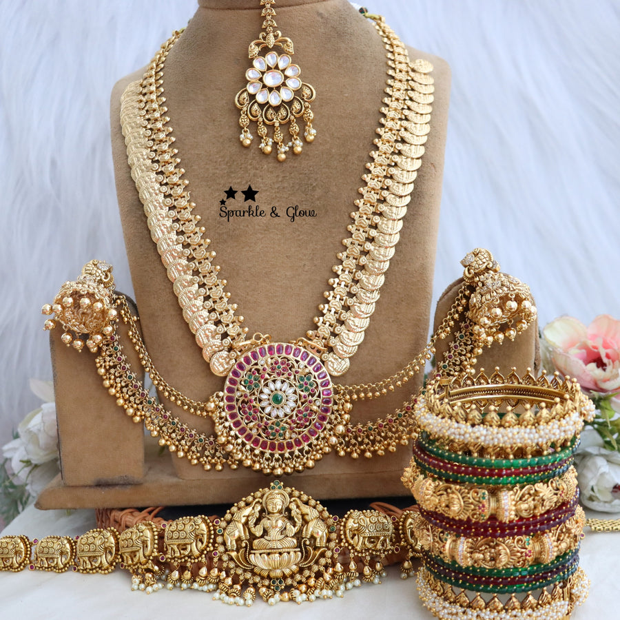 Long necklace sets that turn every entrance into a grand one ✨
Wedding Season Sale Get 15% discount on sitewide
Get Free Gift Above 10k
Get Free Shipping above 7.5k &30k(Domestic&
International)
Get 7% discount on First Order
1.ID  L-6595,E-2769,EC-28974,M-26862,H-6595
2.ID L-15000,E-12105,EC-23478,M-24490,H-3479
3.ID L-14398,E-17099,EC-27951,M-25114,H-18186
4.ID L-17744,E-3749,EC-23479,M-25124,H-3479
5.ID L-6506,E-28446,EC-27931,M-16057,H-6595 
6.ID L-9959,E-29515,EC-27924,M-25108,H-3479
7.ID L-1105,EC-283