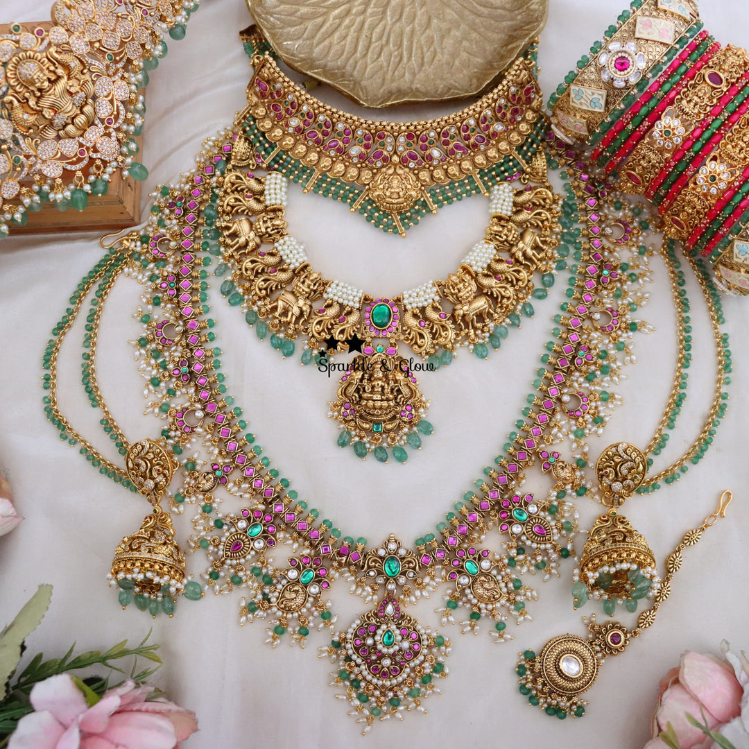 👑✨ A timeless Gutta Pusalu masterpiece for the bride who loves royal tradition! ✨👑
Wedding Season Sale Get 15% discount on sitewide
Get Free Gift Above 4k
1.ID L-21531,S-21532,C-16739,E-6298,EC-12538,M-26864,H-7133
2.ID L-19979,S-20020,C-17709,E-28238,EC-22033,M-26866,H-27542
3.ID L-952,S-741,C-17709,EC-818,M-26864,H-7133
4.ID L-20225,S-24222,C-22698,E-17099,EC-27927,M-25119,H-455
5.ID L-27544,S-27543,C-17253,E-28238,EC-21551,M-26864,H-27544
6.ID L-14247,S-741,C-17709,E-29107,EC-16523,M-26862,H-14247
7.ID