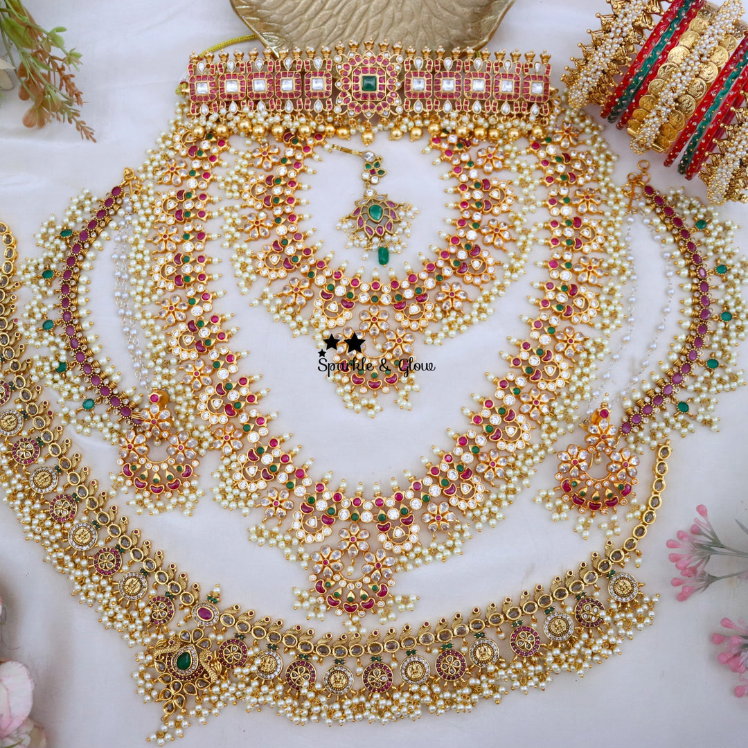 👑✨ A timeless Gutta Pusalu masterpiece for the bride who loves royal tradition! ✨👑
Wedding Season Sale Get 15% discount on sitewide
Get Free Gift Above 4k
1.ID L-21531,S-21532,C-16739,E-6298,EC-12538,M-26864,H-7133
2.ID L-19979,S-20020,C-17709,E-28238,EC-22033,M-26866,H-27542
3.ID L-952,S-741,C-17709,EC-818,M-26864,H-7133
4.ID L-20225,S-24222,C-22698,E-17099,EC-27927,M-25119,H-455
5.ID L-27544,S-27543,C-17253,E-28238,EC-21551,M-26864,H-27544
6.ID L-14247,S-741,C-17709,E-29107,EC-16523,M-26862,H-14247
7.ID