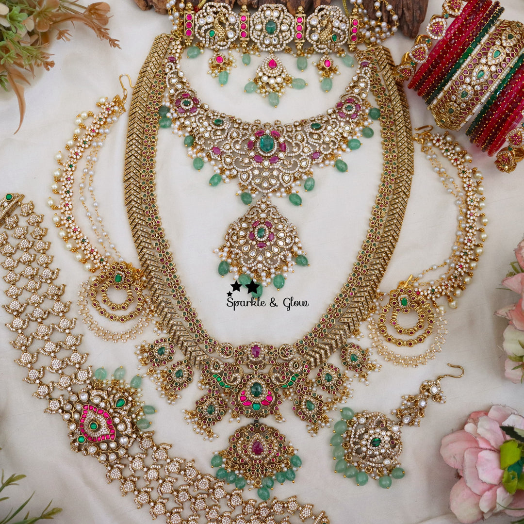 Bridal sets crafted to make every moment picture-perfect 📸
Wedding Season Sale Get 15% discount on sitewide
Get Free Gift Above 10k
Get Free Shipping above 7.5k &30k(Domestic&
International)
Get 7% discount on First Order
1.ID 29702
2.ID L-25603,S-25602,C-26101,EC-27928,M-25119,H-15250,B-24580,24587
3.ID L-15398,S-28562,C-28587,EC-22034,M-25119,H-18186,B-24601,18963
4.ID L-9206,S-8724,C-26102,EC-28332,M-25121,H-15250,B-24580,24587
5.ID L-27357,S-27358,C-28587,EC-27928,M-25119,H-24620,B-29589_2_6,24601
6.ID