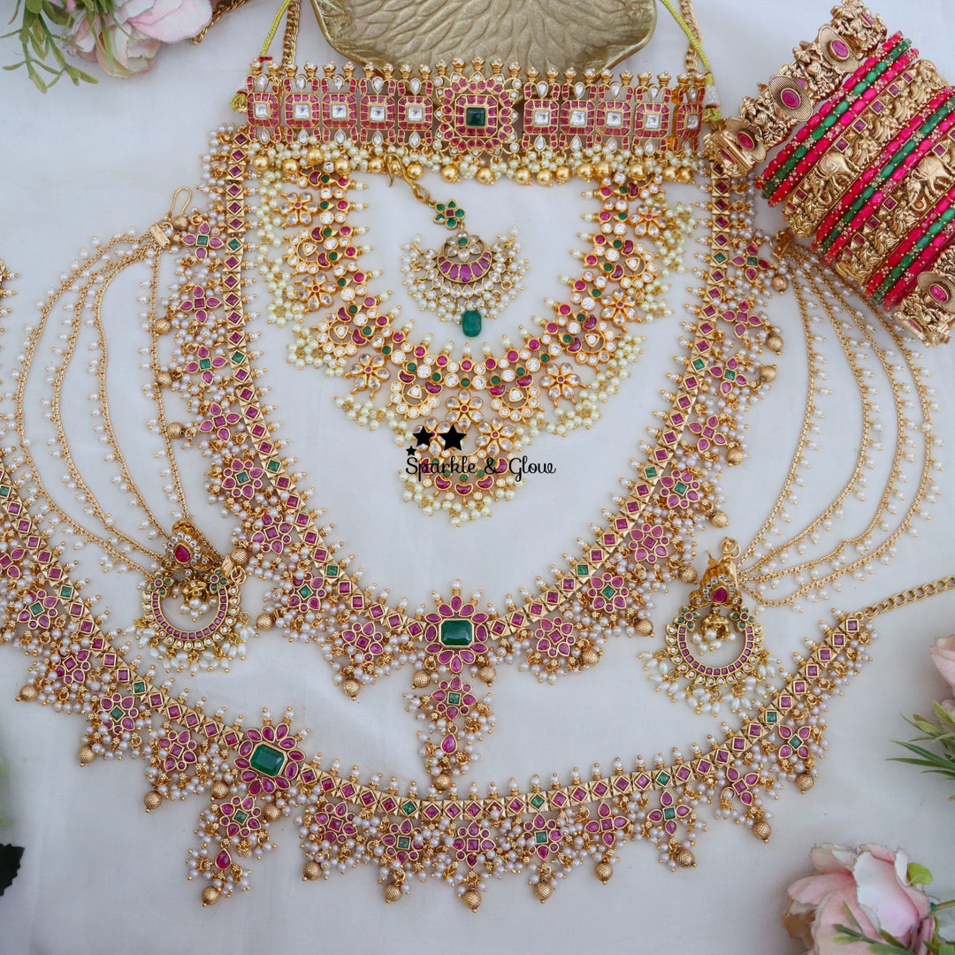 👑✨ A timeless Gutta Pusalu masterpiece for the bride who loves royal tradition! ✨👑
Wedding Season Sale Get 15% discount on sitewide
Get Free Gift Above 4k
1.ID L-21531,S-21532,C-16739,E-6298,EC-12538,M-26864,H-7133
2.ID L-19979,S-20020,C-17709,E-28238,EC-22033,M-26866,H-27542
3.ID L-952,S-741,C-17709,EC-818,M-26864,H-7133
4.ID L-20225,S-24222,C-22698,E-17099,EC-27927,M-25119,H-455
5.ID L-27544,S-27543,C-17253,E-28238,EC-21551,M-26864,H-27544
6.ID L-14247,S-741,C-17709,E-29107,EC-16523,M-26862,H-14247
7.ID