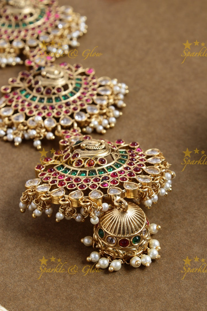 Exclusive floral peacock intricate design jadabilla