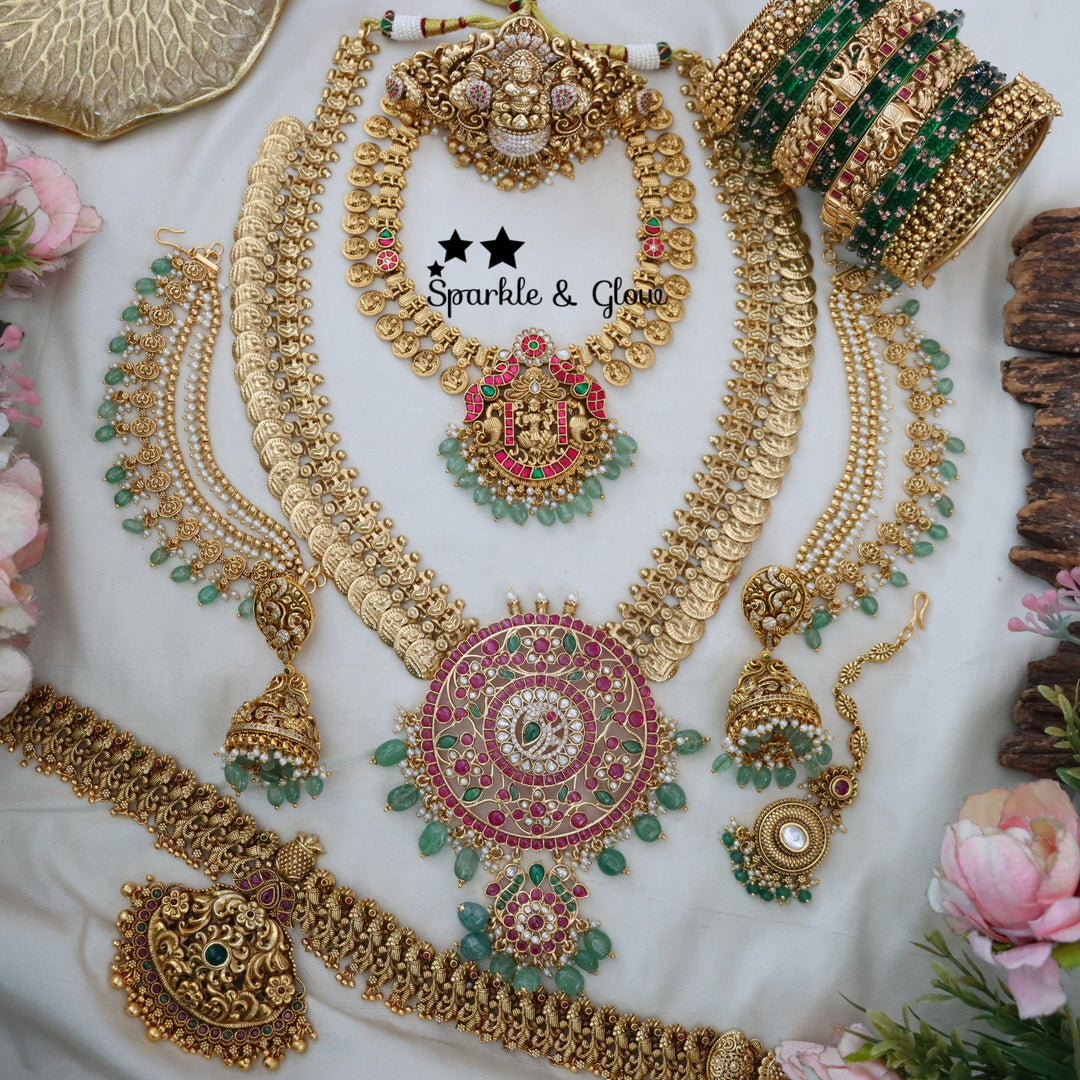 ✨ Grand Temple Bridal Set | Traditional Elegance for the Modern Bride 👑💛
Wedding Season Sale Get 15% discount on sitewide
Get Free Gift Above 10k
Get Free Shipping above 7.5k &30k(Domestic&
International)
Get 7% discount on First Order

1.ID L-952,S-741,C-3059,H-28869,E-19470,EC-818,MT-26866
2.ID L-6736,S-1409,C-23414,H-18112,E-6331,EC-12949,MT-24490
3.ID L-14727,S-8724,C-17253,H-6595,EC-12949,MT-25107
4.ID L-12321,S-8390,C-17253,H-18111,EC-12538,MT-15996
5.ID L-17740,S-25602,C-26102,H-18112,E-17099,EC-27