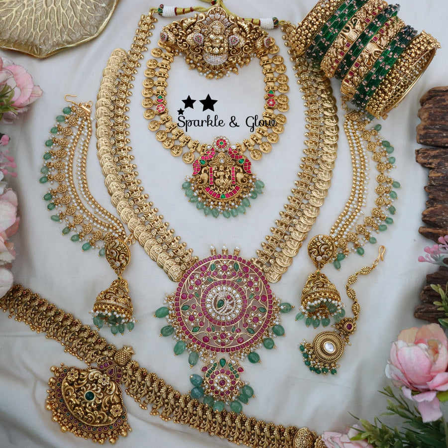 ✨ Grand Temple Bridal Set | Traditional Elegance for the Modern Bride 👑💛
Wedding Season Sale Get 15% discount on sitewide
Get Free Gift Above 10k
Get Free Shipping above 7.5k &30k(Domestic&
International)
Get 7% discount on First Order

1.ID L-952,S-741,C-3059,H-28869,E-19470,EC-818,MT-26866
2.ID L-6736,S-1409,C-23414,H-18112,E-6331,EC-12949,MT-24490
3.ID L-14727,S-8724,C-17253,H-6595,EC-12949,MT-25107
4.ID L-12321,S-8390,C-17253,H-18111,EC-12538,MT-15996
5.ID L-17740,S-25602,C-26102,H-18112,E-17099,EC-27