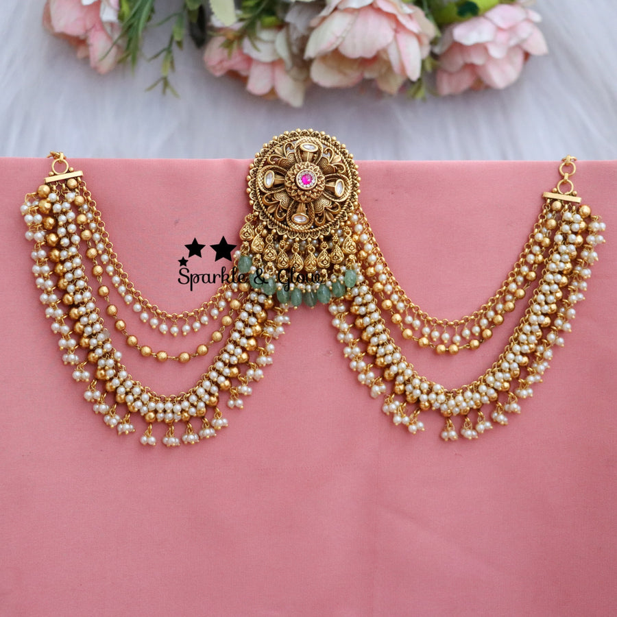 Statement Bridal Jadabilla Combo with Traditional Ear Chains!!
Grace your bridal look with this exquisitely crafted Jadabilla and Ear Chain Combo!!
Wedding Season Sale Get 15% discount on sitewide
Get Free Gift Above 4k
Get Free Shipping above 7.5k &30k(Domestic&
International)
Get 7% discount on First Order

1.ID 29849
2.ID 29850
3.ID 29912
4.ID J-29399,EC-1098
5.ID 29843
6.ID 29844
7.ID 29845
8.ID 29846
9.ID 29210
10.ID 29337

Visit website to place your order, link in the bio
www.sparkleandglow.co.in

No