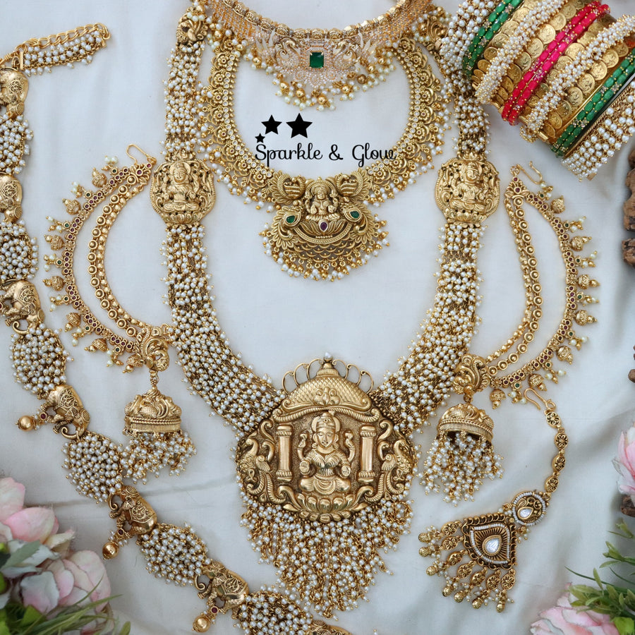 ✨ Grand Temple Bridal Set | Traditional Elegance for the Modern Bride 👑💛
Wedding Season Sale Get 15% discount on sitewide
Get Free Gift Above 10k
Get Free Shipping above 7.5k &30k(Domestic&
International)
Get 7% discount on First Order

1.ID L-952,S-741,C-3059,H-28869,E-19470,EC-818,MT-26866
2.ID L-6736,S-1409,C-23414,H-18112,E-6331,EC-12949,MT-24490
3.ID L-14727,S-8724,C-17253,H-6595,EC-12949,MT-25107
4.ID L-12321,S-8390,C-17253,H-18111,EC-12538,MT-15996
5.ID L-17740,S-25602,C-26102,H-18112,E-17099,EC-27