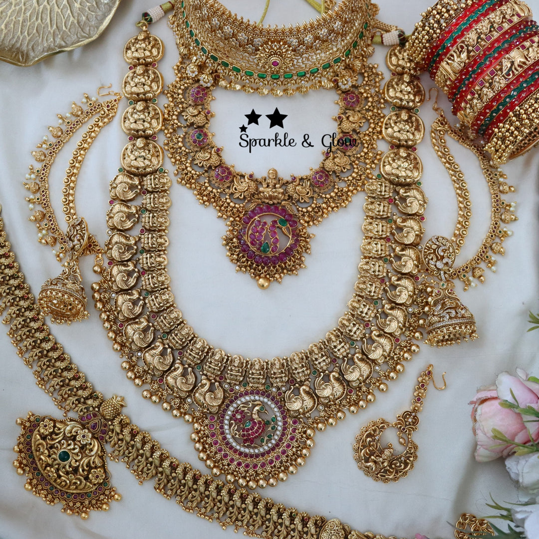 ✨ Grand Temple Bridal Set | Traditional Elegance for the Modern Bride 👑💛
Wedding Season Sale Get 15% discount on sitewide
Get Free Gift Above 10k
Get Free Shipping above 7.5k &30k(Domestic&
International)
Get 7% discount on First Order

1.ID L-952,S-741,C-3059,H-28869,E-19470,EC-818,MT-26866
2.ID L-6736,S-1409,C-23414,H-18112,E-6331,EC-12949,MT-24490
3.ID L-14727,S-8724,C-17253,H-6595,EC-12949,MT-25107
4.ID L-12321,S-8390,C-17253,H-18111,EC-12538,MT-15996
5.ID L-17740,S-25602,C-26102,H-18112,E-17099,EC-27