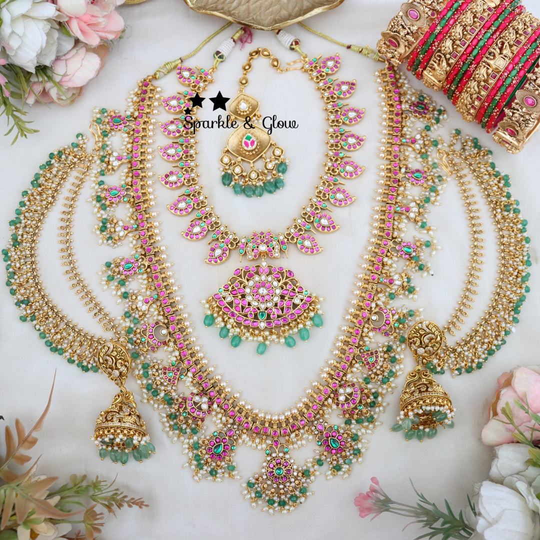 ✨ Guttapusalu Kemp Semi Bridal Set – Graceful Tradition with a Royal Touch ✨
Wedding Season Sale Get 15% discount on sitewide
Get Free Gift Above 10k
Get Free Shipping above 7.5k &30k(Domestic&
International)
Get 7% discount on First Order

1.ID L-26399,S-26525,E-6331,EC-21551
2.ID L-7133,S-6895,E-17101,EC-27981
3.ID L-27554,S-27553,E-23443,EC-19434
4.ID L-27539,S-27540,E-18719,EC-27882
5.ID L-21531,S-21532,E-6298,EC-12538
6.ID L-19979,S-20020,E-28238,EC-22033
7.ID L-19954,S-24222,E-17099,EC-27927
8.ID L-27
