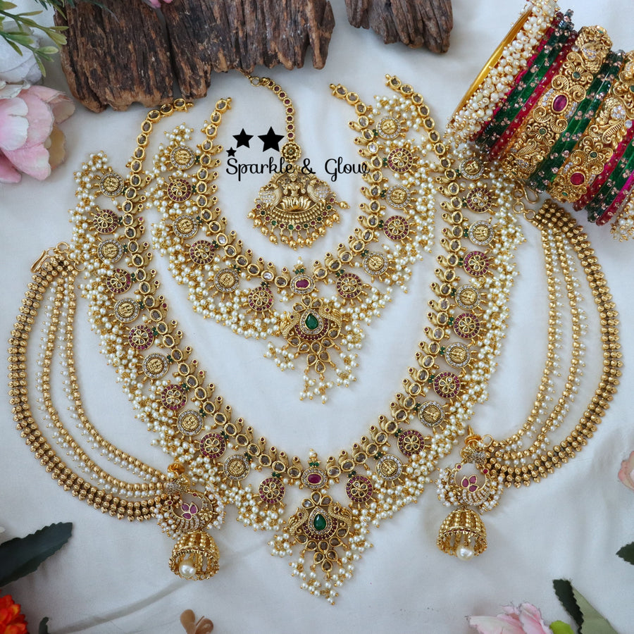 ✨ Guttapusalu Kemp Semi Bridal Set – Graceful Tradition with a Royal Touch ✨
Wedding Season Sale Get 15% discount on sitewide
Get Free Gift Above 10k
Get Free Shipping above 7.5k &30k(Domestic&
International)
Get 7% discount on First Order

1.ID L-26399,S-26525,E-6331,EC-21551
2.ID L-7133,S-6895,E-17101,EC-27981
3.ID L-27554,S-27553,E-23443,EC-19434
4.ID L-27539,S-27540,E-18719,EC-27882
5.ID L-21531,S-21532,E-6298,EC-12538
6.ID L-19979,S-20020,E-28238,EC-22033
7.ID L-19954,S-24222,E-17099,EC-27927
8.ID L-27