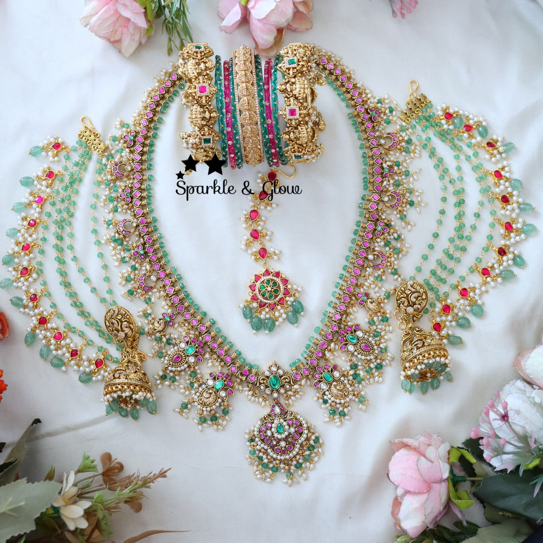 ✨ Beaded Kemp Bridal Set – A Perfect Blend of Tradition and Royal Elegance ✨
Wedding Season Sale Get 15% discount on sitewide
Get Free Gift Above 10k
Get Free Shipping above 7.5k &30k(Domestic&
International)
Get 7% discount on First Order

1.ID 7133
2.ID 27183
3.ID 9959
4.ID 17733
5.ID 27554
6.ID 18091
7.ID 27610
8.ID 27488
9.ID 27542
10.ID 27539

Visit website to place your order, link in the bio
www.sparkleandglow.co.in
Note: We don't take orders from any other Instagram pages or WhatsApp numbers other t