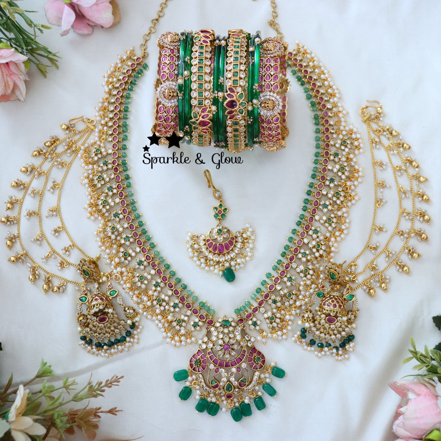 ✨ Beaded Kemp Bridal Set – A Perfect Blend of Tradition and Royal Elegance ✨
Wedding Season Sale Get 15% discount on sitewide
Get Free Gift Above 10k
Get Free Shipping above 7.5k &30k(Domestic&
International)
Get 7% discount on First Order

1.ID 7133
2.ID 27183
3.ID 9959
4.ID 17733
5.ID 27554
6.ID 18091
7.ID 27610
8.ID 27488
9.ID 27542
10.ID 27539

Visit website to place your order, link in the bio
www.sparkleandglow.co.in
Note: We don't take orders from any other Instagram pages or WhatsApp numbers other t