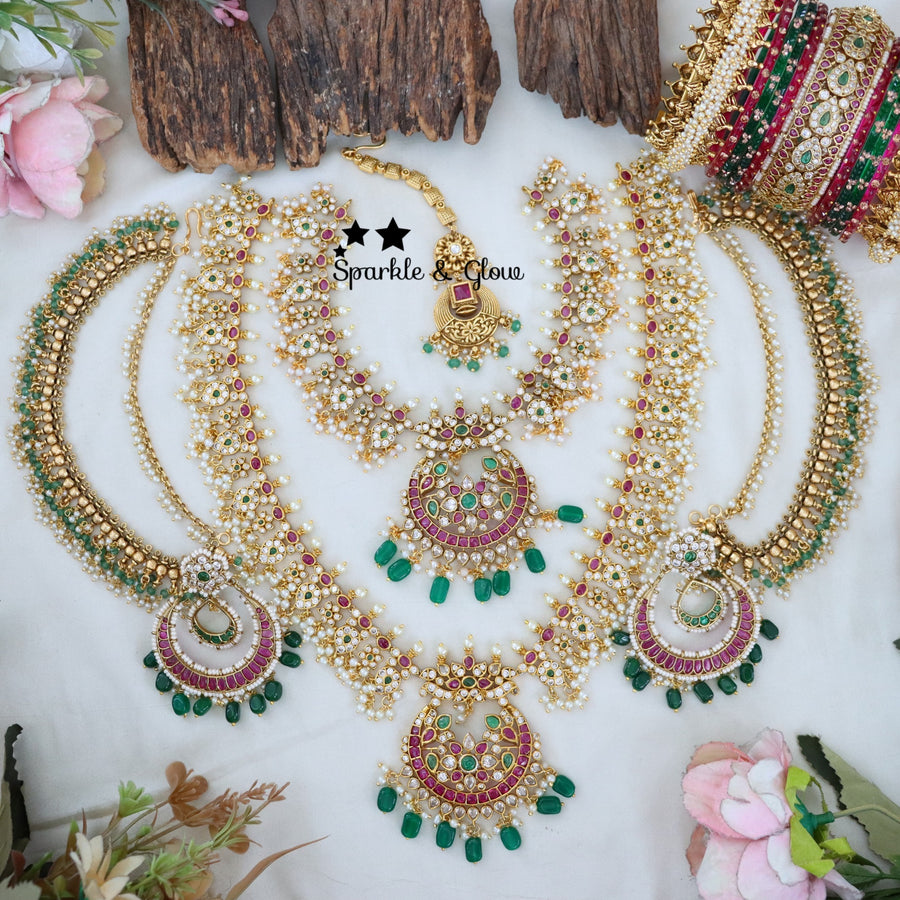 ✨ Guttapusalu Kemp Semi Bridal Set – Graceful Tradition with a Royal Touch ✨
Wedding Season Sale Get 15% discount on sitewide
Get Free Gift Above 10k
Get Free Shipping above 7.5k &30k(Domestic&
International)
Get 7% discount on First Order

1.ID L-26399,S-26525,E-6331,EC-21551
2.ID L-7133,S-6895,E-17101,EC-27981
3.ID L-27554,S-27553,E-23443,EC-19434
4.ID L-27539,S-27540,E-18719,EC-27882
5.ID L-21531,S-21532,E-6298,EC-12538
6.ID L-19979,S-20020,E-28238,EC-22033
7.ID L-19954,S-24222,E-17099,EC-27927
8.ID L-27