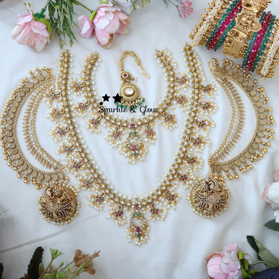 ✨ Guttapusalu Kemp Semi Bridal Set – Graceful Tradition with a Royal Touch ✨
Wedding Season Sale Get 15% discount on sitewide
Get Free Gift Above 10k
Get Free Shipping above 7.5k &30k(Domestic&
International)
Get 7% discount on First Order

1.ID L-26399,S-26525,E-6331,EC-21551
2.ID L-7133,S-6895,E-17101,EC-27981
3.ID L-27554,S-27553,E-23443,EC-19434
4.ID L-27539,S-27540,E-18719,EC-27882
5.ID L-21531,S-21532,E-6298,EC-12538
6.ID L-19979,S-20020,E-28238,EC-22033
7.ID L-19954,S-24222,E-17099,EC-27927
8.ID L-27