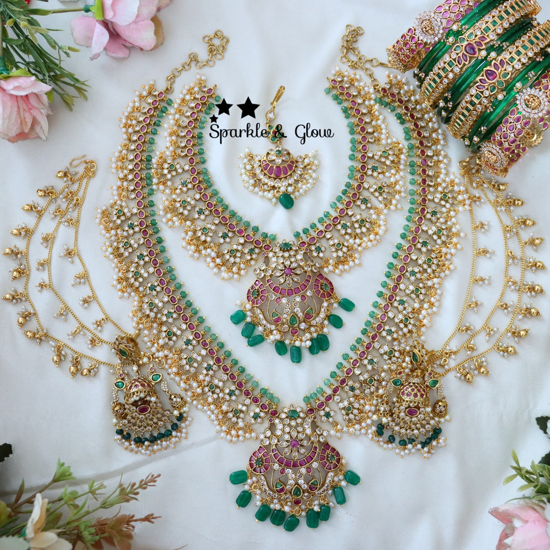 ✨ Guttapusalu Kemp Semi Bridal Set – Graceful Tradition with a Royal Touch ✨
Wedding Season Sale Get 15% discount on sitewide
Get Free Gift Above 10k
Get Free Shipping above 7.5k &30k(Domestic&
International)
Get 7% discount on First Order

1.ID L-26399,S-26525,E-6331,EC-21551
2.ID L-7133,S-6895,E-17101,EC-27981
3.ID L-27554,S-27553,E-23443,EC-19434
4.ID L-27539,S-27540,E-18719,EC-27882
5.ID L-21531,S-21532,E-6298,EC-12538
6.ID L-19979,S-20020,E-28238,EC-22033
7.ID L-19954,S-24222,E-17099,EC-27927
8.ID L-27