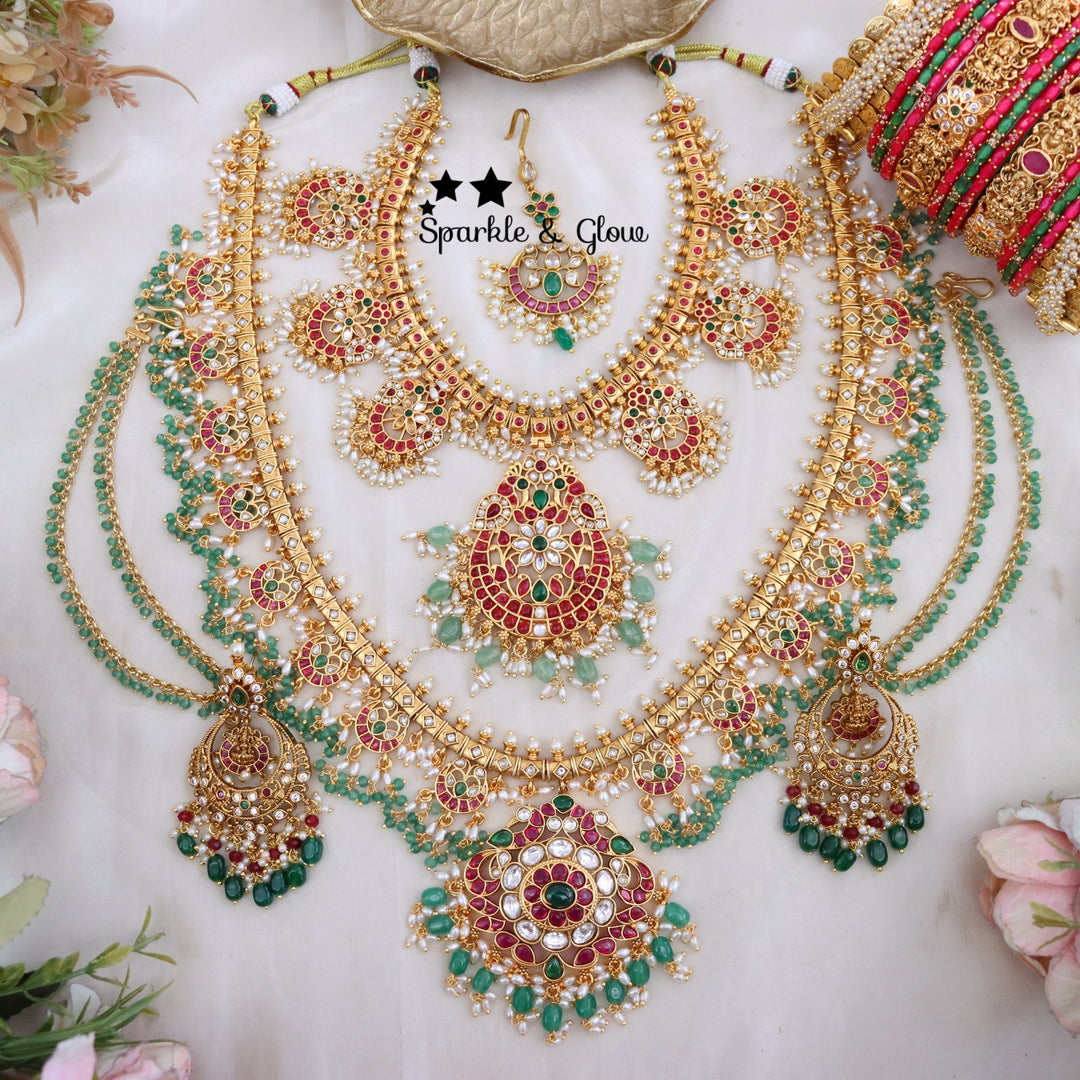 ✨ Guttapusalu Kemp Semi Bridal Set – Graceful Tradition with a Royal Touch ✨
Wedding Season Sale Get 15% discount on sitewide
Get Free Gift Above 10k
Get Free Shipping above 7.5k &30k(Domestic&
International)
Get 7% discount on First Order

1.ID L-26399,S-26525,E-6331,EC-21551
2.ID L-7133,S-6895,E-17101,EC-27981
3.ID L-27554,S-27553,E-23443,EC-19434
4.ID L-27539,S-27540,E-18719,EC-27882
5.ID L-21531,S-21532,E-6298,EC-12538
6.ID L-19979,S-20020,E-28238,EC-22033
7.ID L-19954,S-24222,E-17099,EC-27927
8.ID L-27