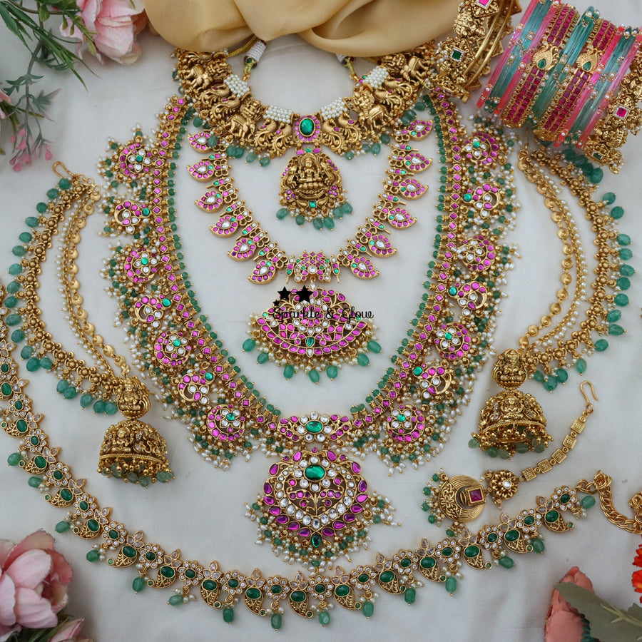 Every bride deserves a moment this grand — and this bridal set is that moment! 👑💖
Wedding Season Sale Get 15% discount on sitewide
Get Free Gift Above 10k
Get Free Shipping above 7.5k &30k(Domestic&
International)
Get 7% discount on First Order

1.ID 30423
2.ID 30424
3.ID 30425
4.ID 30426
5.ID 30427
6.ID L- 18097, S-24222,C-19995,E-14539,EC-28332,M-25114,H-15449

Visit website to place your order, link in the bio
www.sparkleandglow.co.in
Note: We don't take orders from any other Instagram pages or WhatsAp