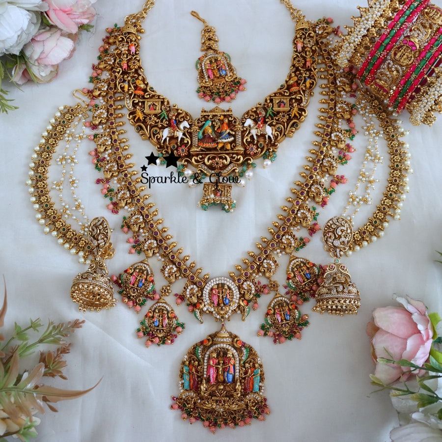 ✨ Guttapusalu Kemp Semi Bridal Set – Graceful Tradition with a Royal Touch ✨
Wedding Season Sale Get 15% discount on sitewide
Get Free Gift Above 10k
Get Free Shipping above 7.5k &30k(Domestic&
International)
Get 7% discount on First Order

1.ID L-26399,S-26525,E-6331,EC-21551
2.ID L-7133,S-6895,E-17101,EC-27981
3.ID L-27554,S-27553,E-23443,EC-19434
4.ID L-27539,S-27540,E-18719,EC-27882
5.ID L-21531,S-21532,E-6298,EC-12538
6.ID L-19979,S-20020,E-28238,EC-22033
7.ID L-19954,S-24222,E-17099,EC-27927
8.ID L-27