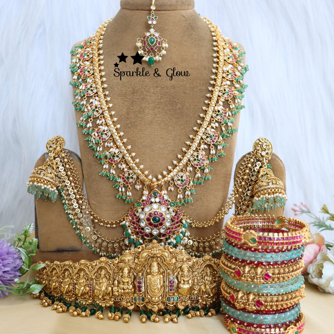Perfect for brides and grand festive occasions!!
Make your bridal look unforgettable with this stunning Temple Bridal Set!!❤
Wedding Season Sale Get 15% discount on sitewide
Get Free Gift Above 10k
Get Free Shipping above 7.5k &30k(Domestic&
International)
Get 7% discount on First Order

1.ID L-25867,H-7427,Eset-30421,MT-25121,B-2975,24718
2.ID L-952,H-28869,E-2769,EC-818,MT-26864,B-2945
3.ID L-28851,H-7427,Eset-30421,MT-25121,B-24583,17451
4.ID L-19979,H-7427,E-17099,EC-27928,MT-26864,B-24553,17451
5.ID L-