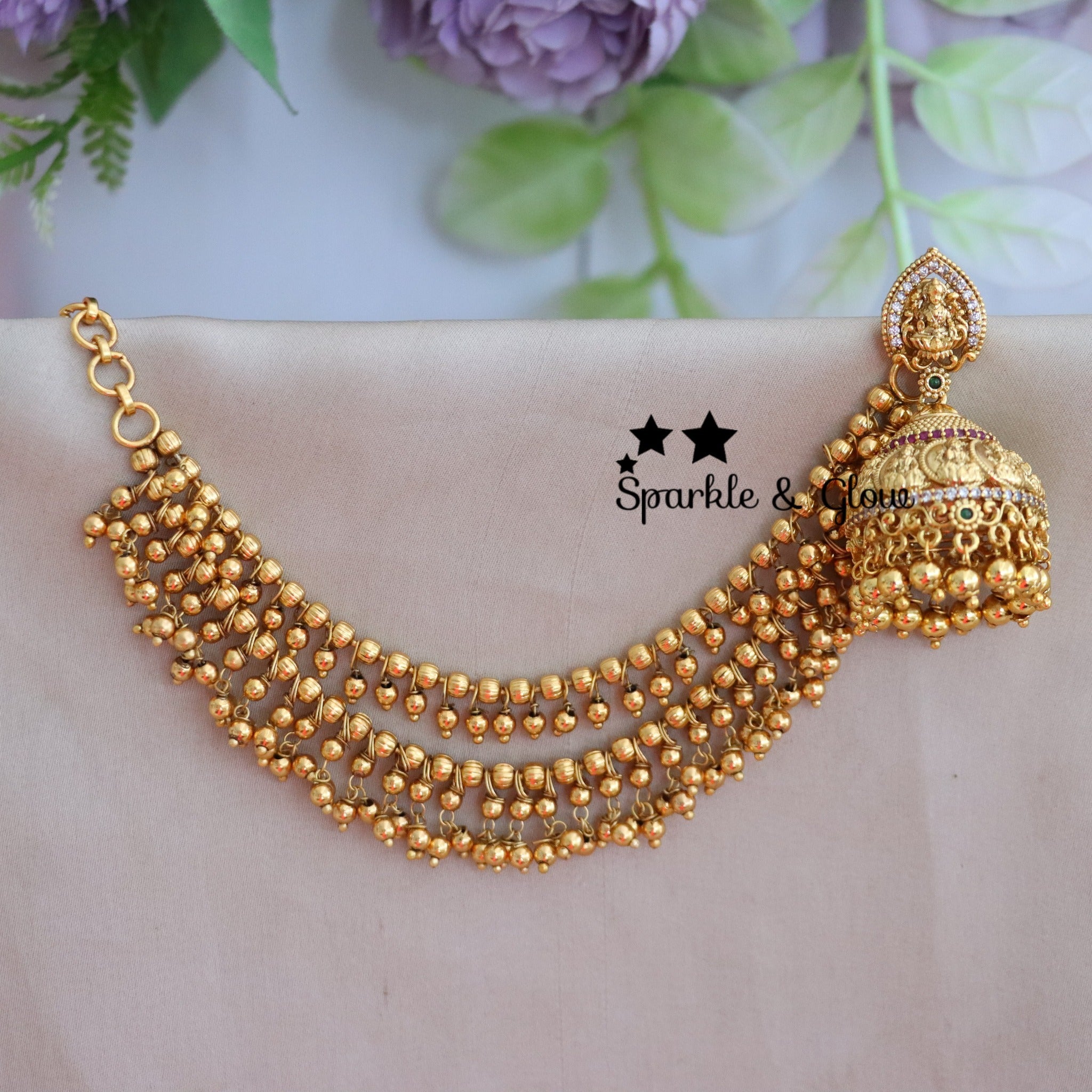 Bridal Jumukas Earchain Combo