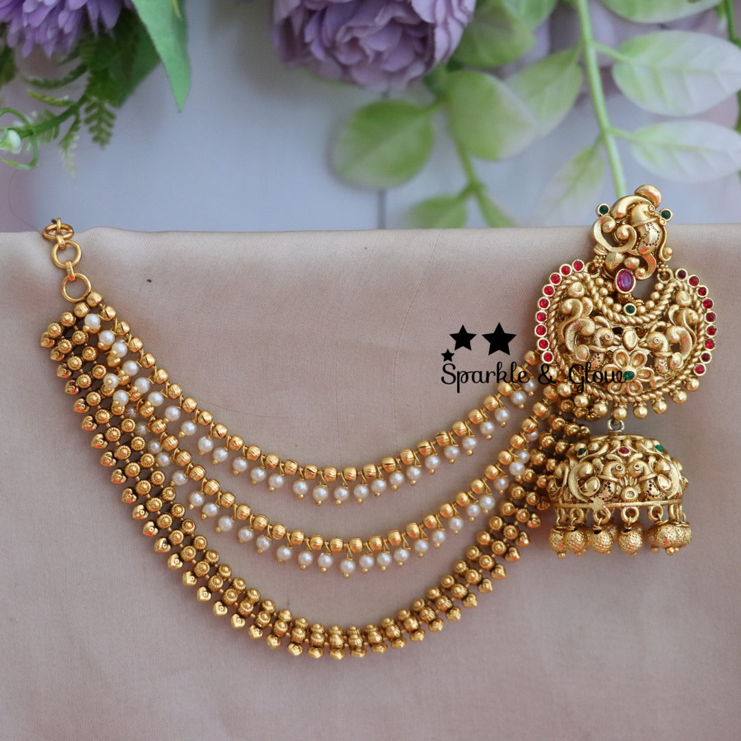 Comfortable and Secure Fit!! Make a statement with this stunning Earrings with Ear Chain Combo, crafted to add a touch of royal elegance to your traditional ensemble❤
Wedding Season Sale Get 15% discount on sitewide
Get Free Gift Above 4k
Get Free Shipping above 7.5k &30k(Domestic&
International)
Get 7% discount on First Order

1.ID E-2769,EC-25502
2.ID E-29555,EC-12949
3.ID E-28435,EC-27882
4.ID E-6331,EC-1098
5.ID E-6298,EC-24320
6.ID E-14538,EC-27981
7.ID E-18719,EC-27938
8.ID E-12536,EC-23228
9.ID E-256