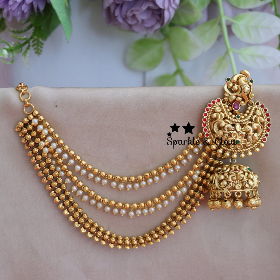 Comfortable and Secure Fit!! Make a statement with this stunning Earrings with Ear Chain Combo, crafted to add a touch of royal elegance to your traditional ensemble❤
Wedding Season Sale Get 15% discount on sitewide
Get Free Gift Above 4k
Get Free Shipping above 7.5k &30k(Domestic&
International)
Get 7% discount on First Order

1.ID E-2769,EC-25502
2.ID E-29555,EC-12949
3.ID E-28435,EC-27882
4.ID E-6331,EC-1098
5.ID E-6298,EC-24320
6.ID E-14538,EC-27981
7.ID E-18719,EC-27938
8.ID E-12536,EC-23228
9.ID E-256