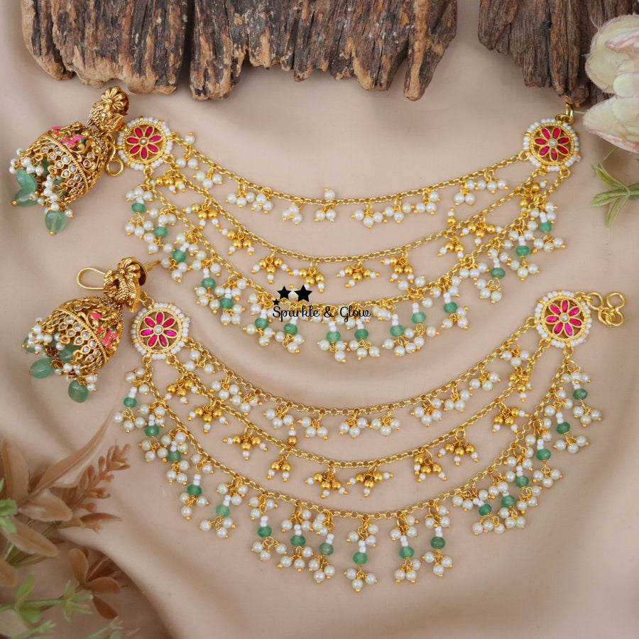 ✨ "Why wear ordinary when your ears can steal the spotlight? 👑"
Wedding Season Sale Get 15% discount on sitewide
Get Free Gift Above 10k
Get Free Shipping above 7.5k &30k(Domestic&
International)
Get 7% discount on First Order

1.ID E-30618, EC-25502
2.ID E-19470,EC-19408
3.ID E-23438,EC-27930
4.ID E-30619,EC-23463
5.ID E-17099, EC-27951
6.ID E-20992, EC-818

Visit website to place your order, link in the bio
www.sparkleandglow.co.in

Note: We don't take orders from any other Instagram pages or WhatsApp nu