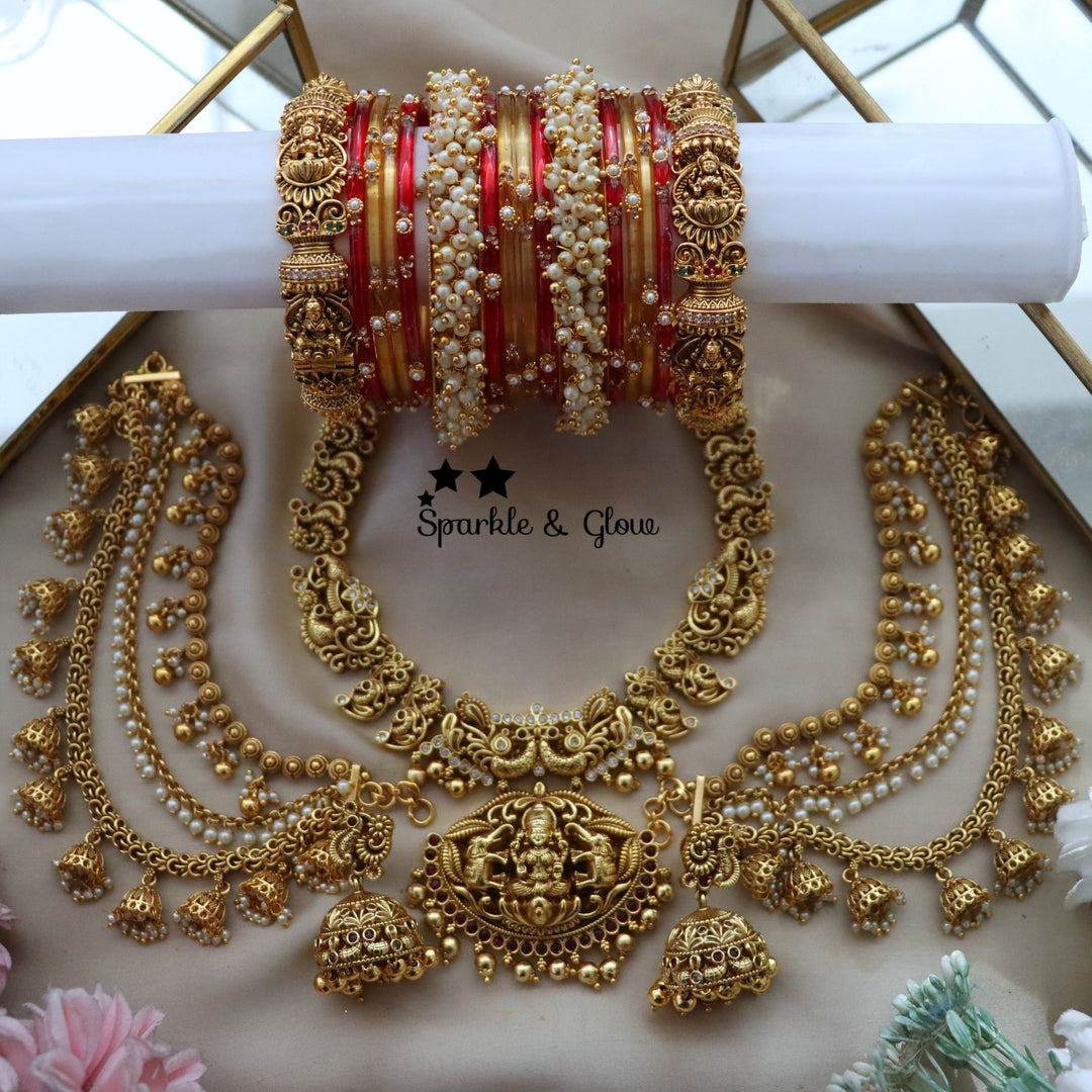 ✨Grand Temple Semi Bridal Set – Timeless Heritage Crafted for Every Celebration✨
Wedding Season Sale Get 15% discount on sitewide
Get Free Gift Above 10k
Get Free Shipping above 7.5k &30k(Domestic&
International)
Get 7% discount on first order

1.ID S-20453,EC-27931,B-2945,24605,18640_2_4
2.ID S-29585,EC-27930,B-17451,29589_2_6,18504_2_6
3.ID S-11631,EC-28329,B-2945,2975,18504_2_6
4.ID S-26525,EC-22034,B-24353,23506,18478_2_4
5.ID S-29068,EC-27930,B-2945,17414,18504_2_6
6.ID S-28955,EC-28326,B-2945,2975,185